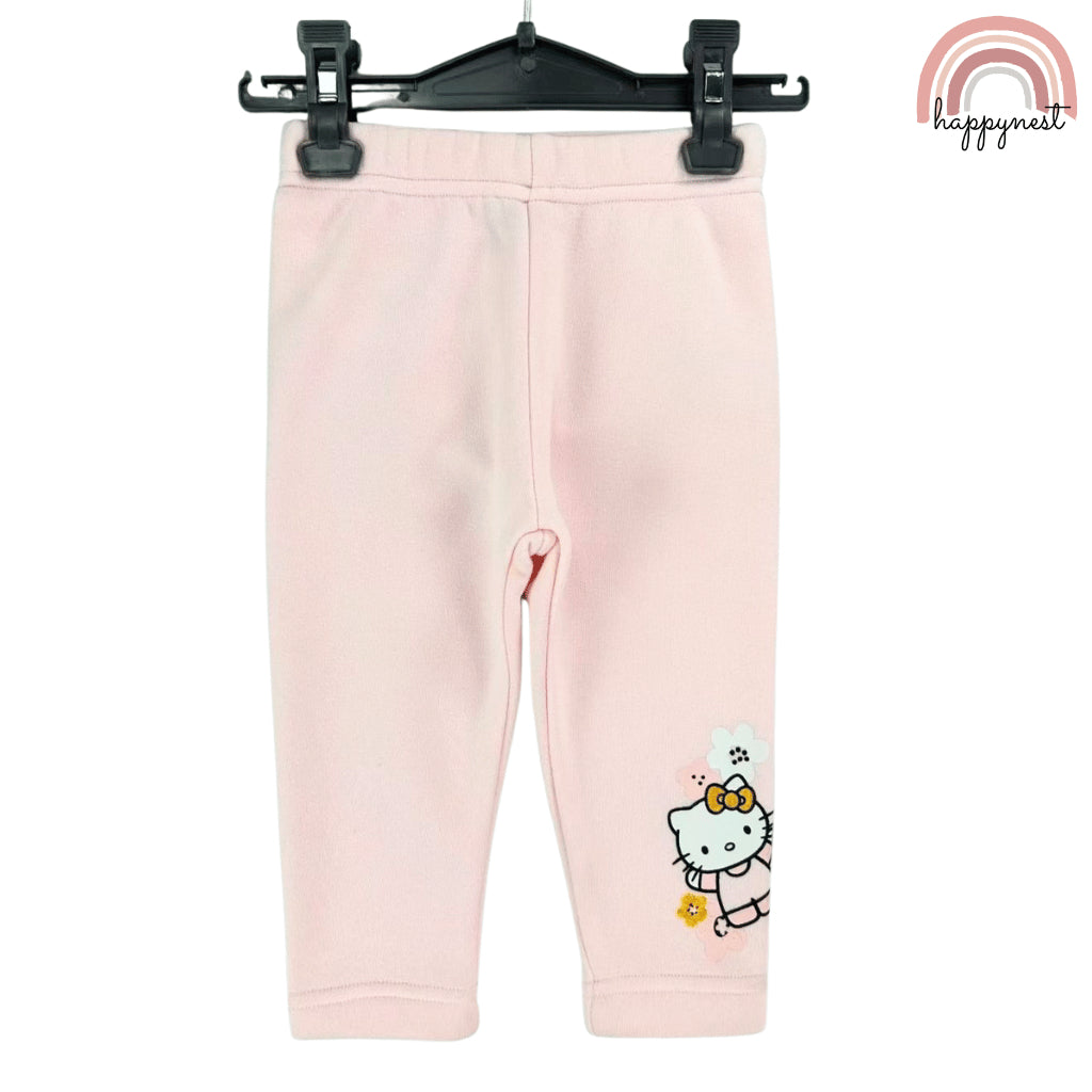 Hello Kitty 3PC Outfit – Long Sleeve Top, Pink Leggings & Sunglasses | 6–36M (SS560)