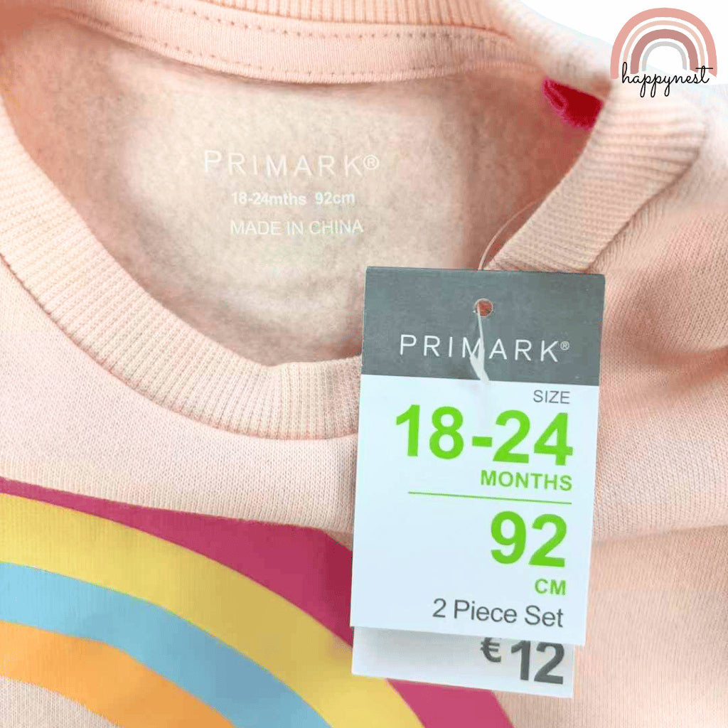 Unicorn Rainbow Baby Tracksuit Set, Soft Fleece Pink 3β36 Months | Baby Girls SS517