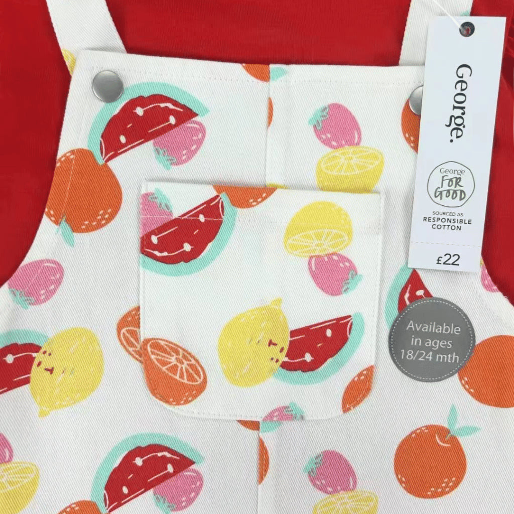 George Baby Jumper 2-Piece + Ruffle Sleeve Shirt Set (3β36 Months) | AA360