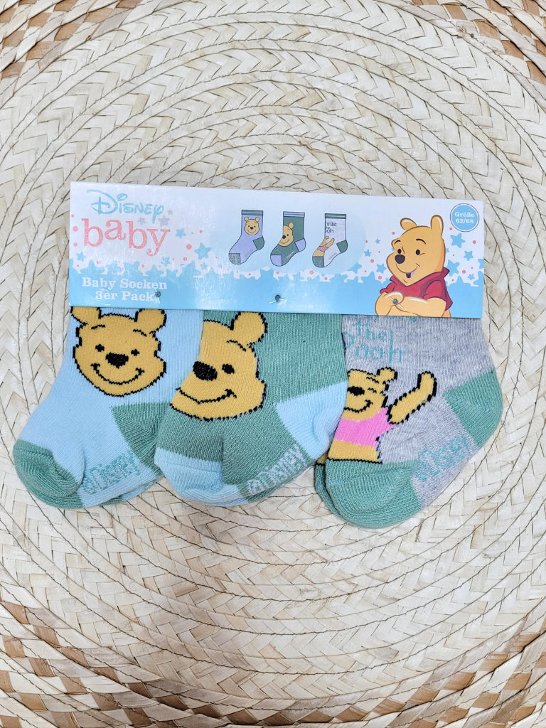 Disney - Socks 3 Pairs - Mickey Mouse, MinniePrincesses - Cute, Comfy, High-Quality