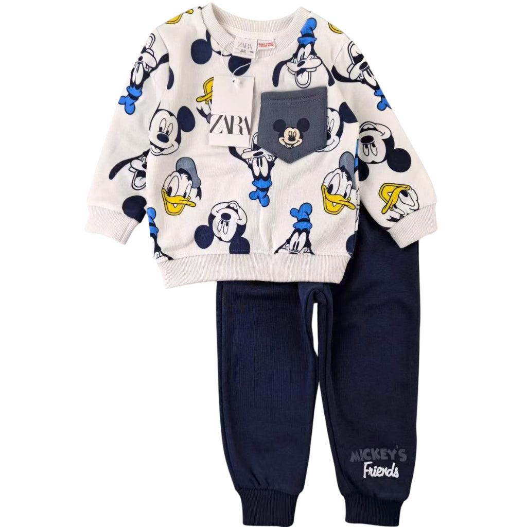 Happynest Mickey HM Hoodie Jogger Terno Boys 2-8 Years Old