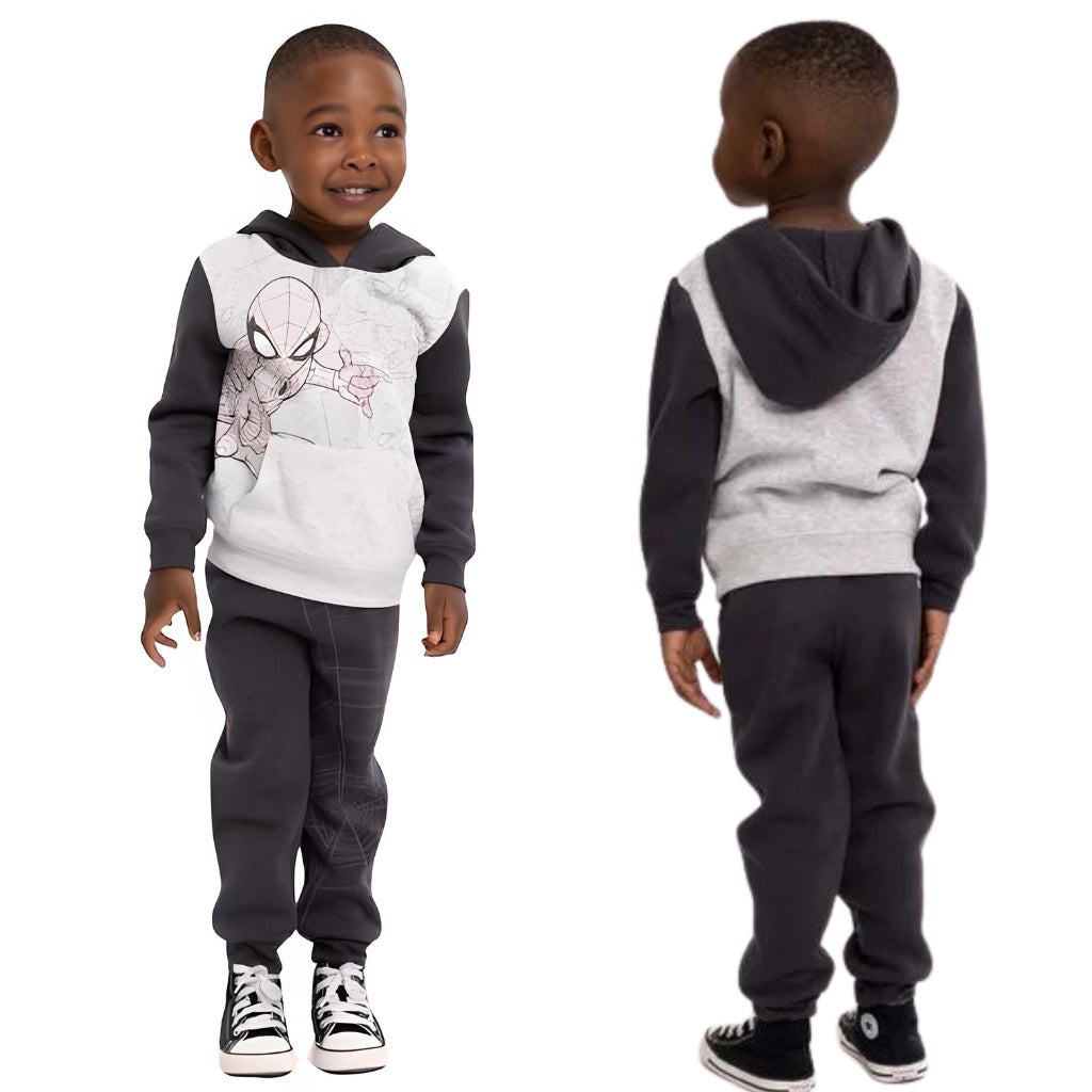 Spiderman Tracksuit Sweatshirt Jogger Set OOTD Terno Boys 12 Months - 4 Years Old SS97