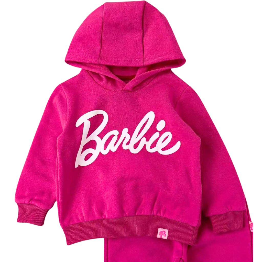 Barbie Hot PinkTracksuit Coord Jogger Set Terno for Girls 2-6 Years Old SS74