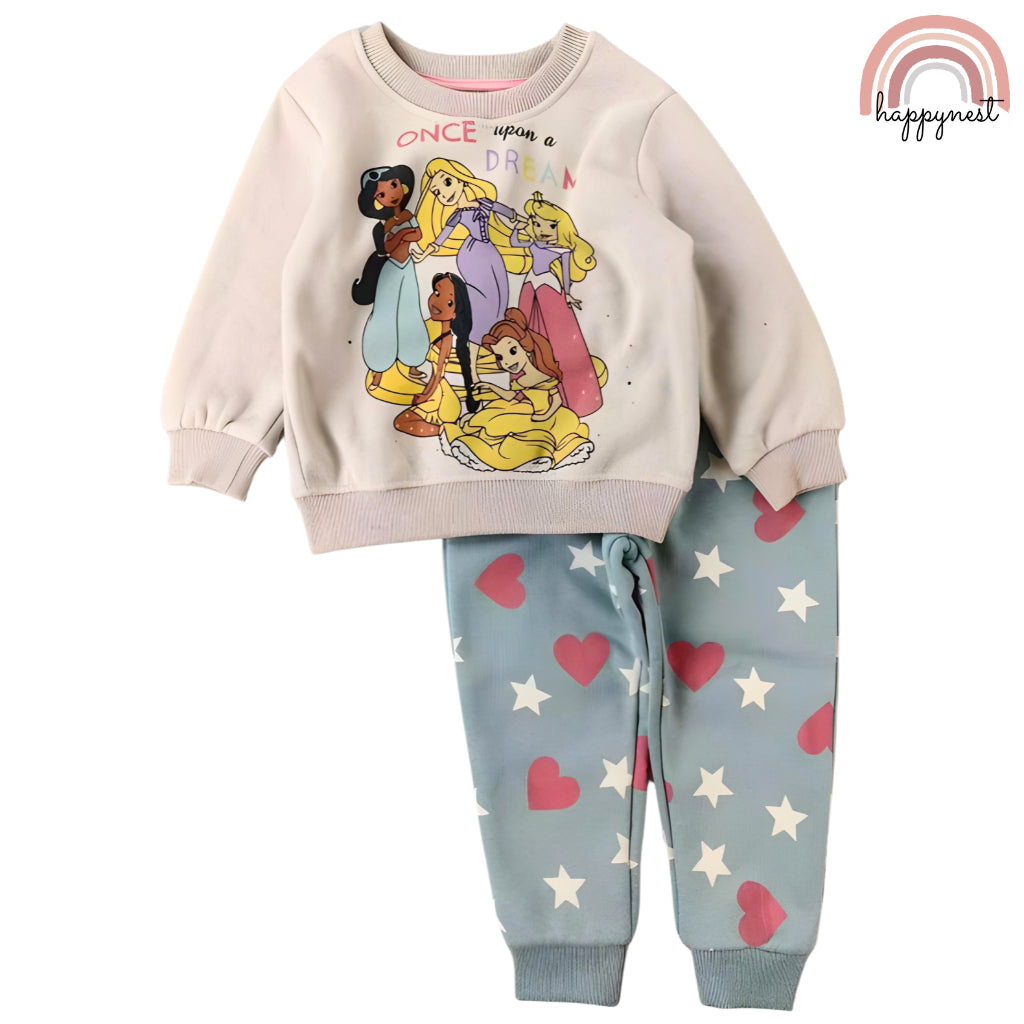 Happynest Minnie Mouse Girls Sweatshirt Tracksuit h and m Tracksuit Jogger + Terno Sets (2-6Y)
