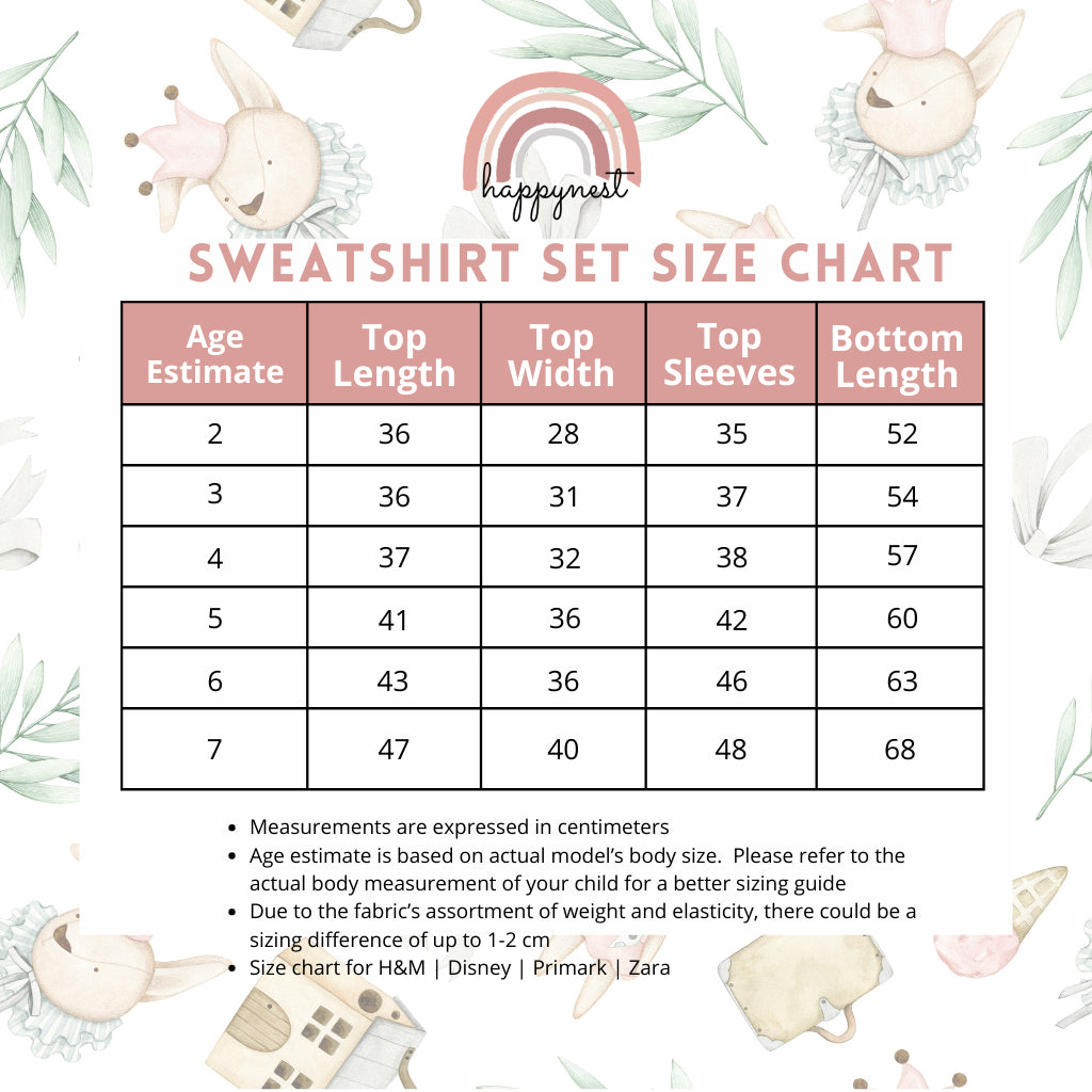 Happynest Minnie Mouse Girls Sweatshirt Tracksuit h and m Tracksuit Jogger + Terno Sets (2-6Y)