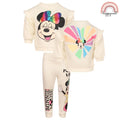 Disney Minnie Tracksuit White USA Jogger pants SS173 Baby Girl 3 Months Old - 6 Years Old