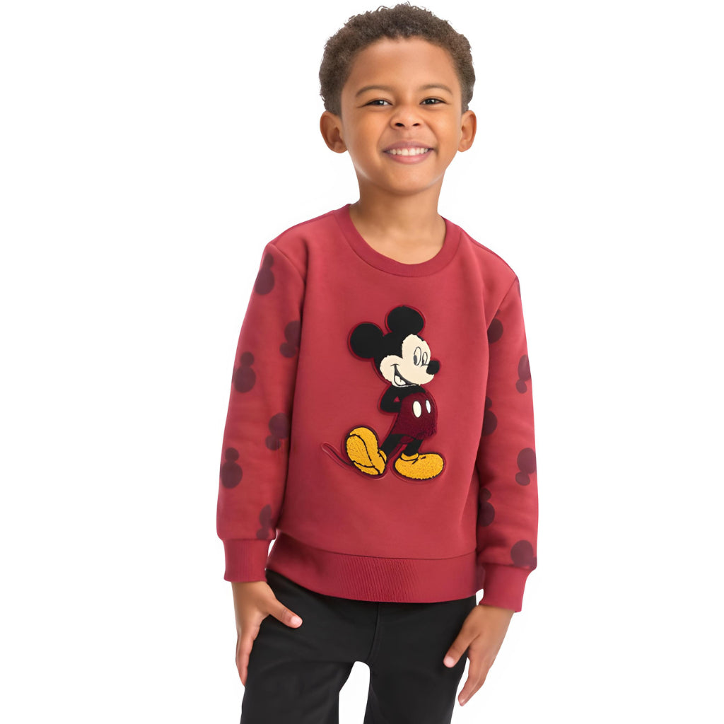 Mickey Tracksuit OOTD Baby Boy Sweatshirt Cute Terno 12 18 24 Months SS122