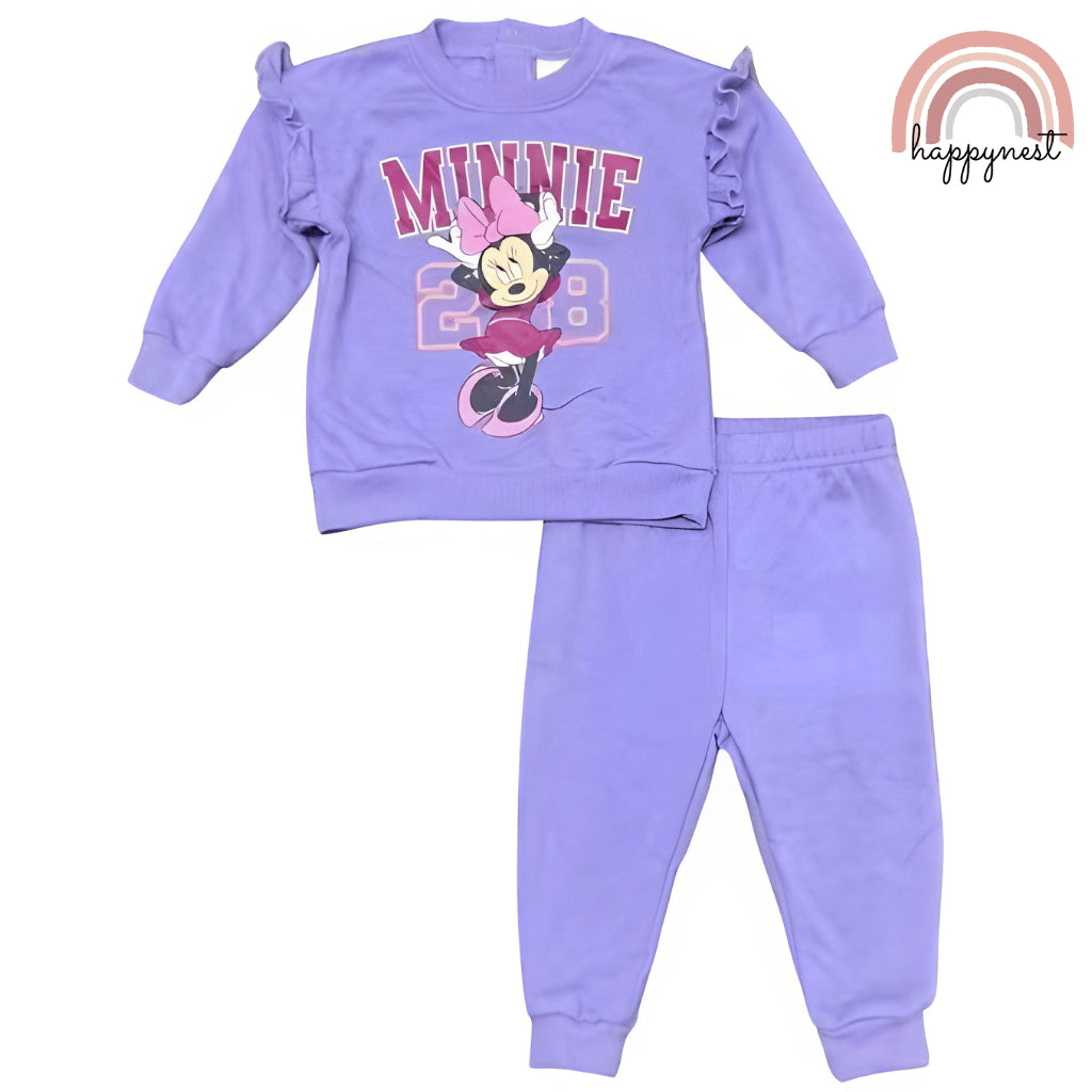 Happynest Minnie Mouse Terno Basic Set For little Girls 0 - 36 Months SS28