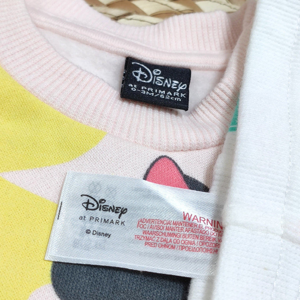 Disney Minnie Mouse Baby Pink Terno Sweatshirt and Jogger Coord Set for Baby Girl 0-36 Months SS45