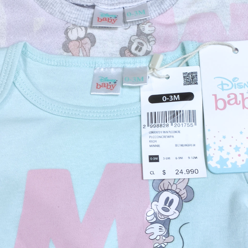 Minnie Mouse Sweatshirt and Jogger Coord Terno Set for Baby Girls 0-12 Months HM-0706-B6