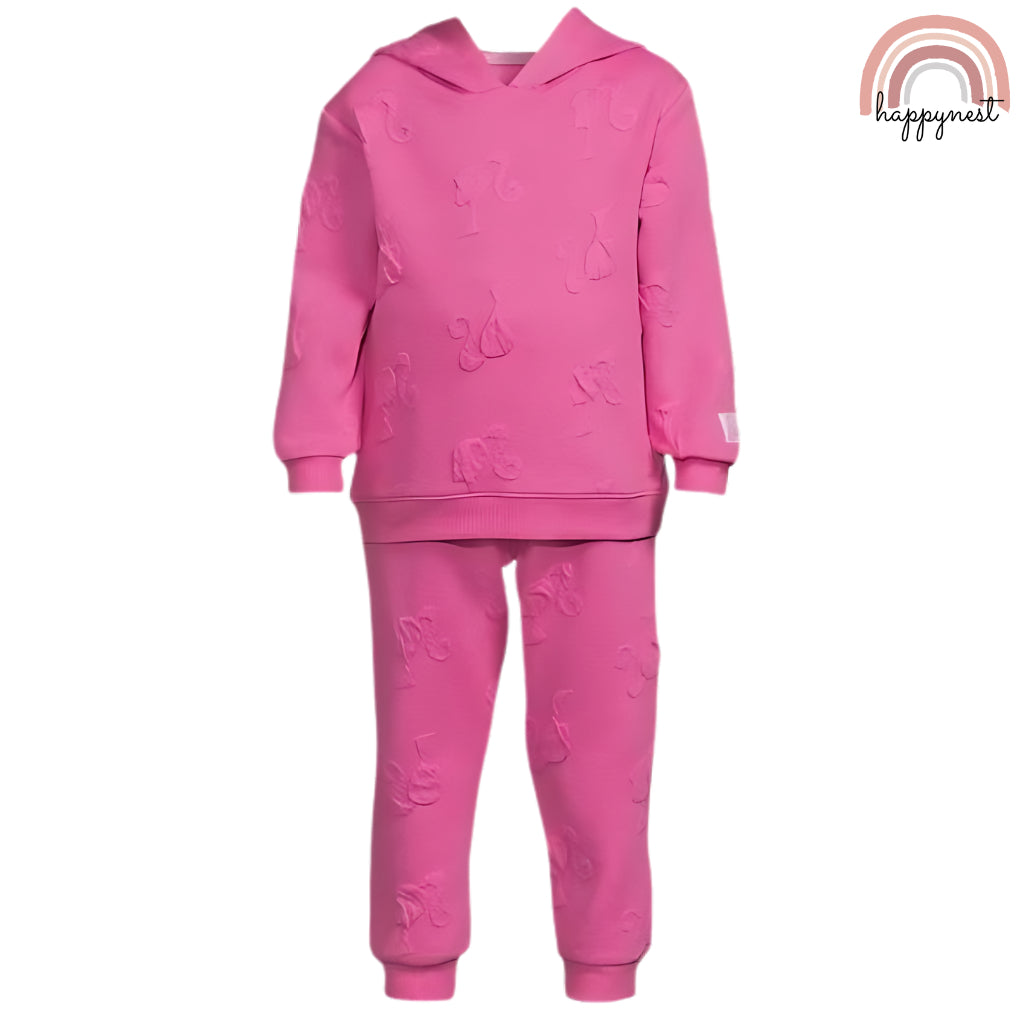 Pink Barbie Jacket Hoodie Terno Jogger for Kids (2-5 Years Old) Imported