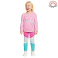 Barbie Tracksuit Pink Sweatshirt and Leggings Cute OOTD for Girls SS149 2-5 Years