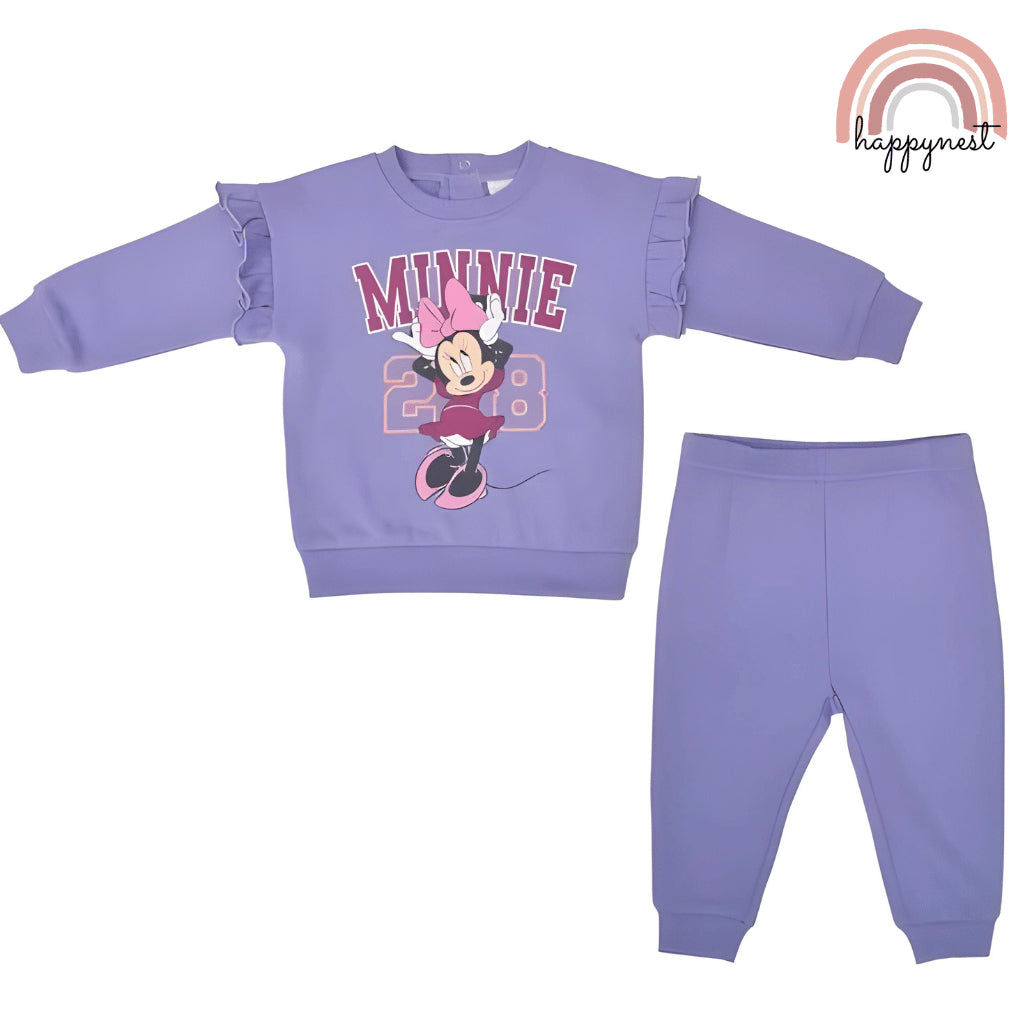 Happynest Minnie Mouse Terno Basic Set For little Girls 0 - 36 Months SS28