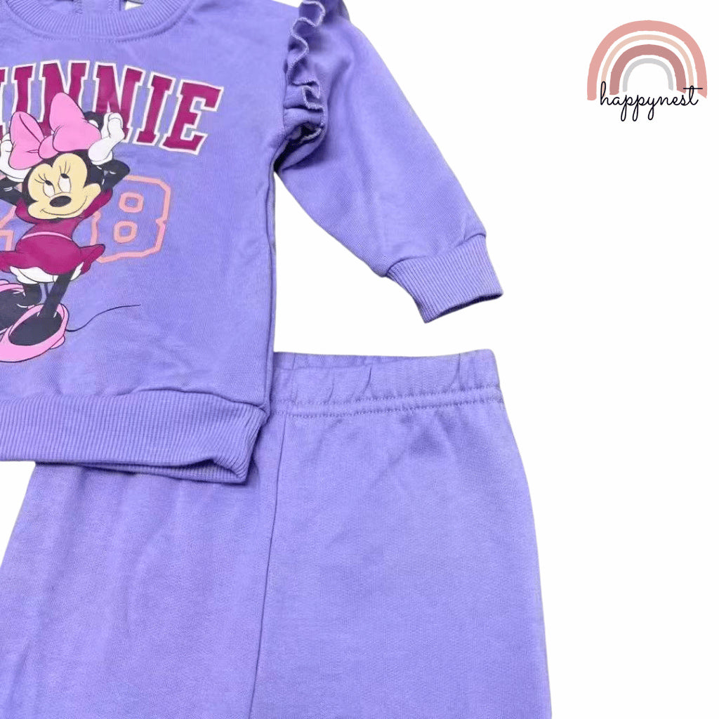 Happynest Minnie Mouse Terno Basic Set For little Girls 0 - 36 Months SS28