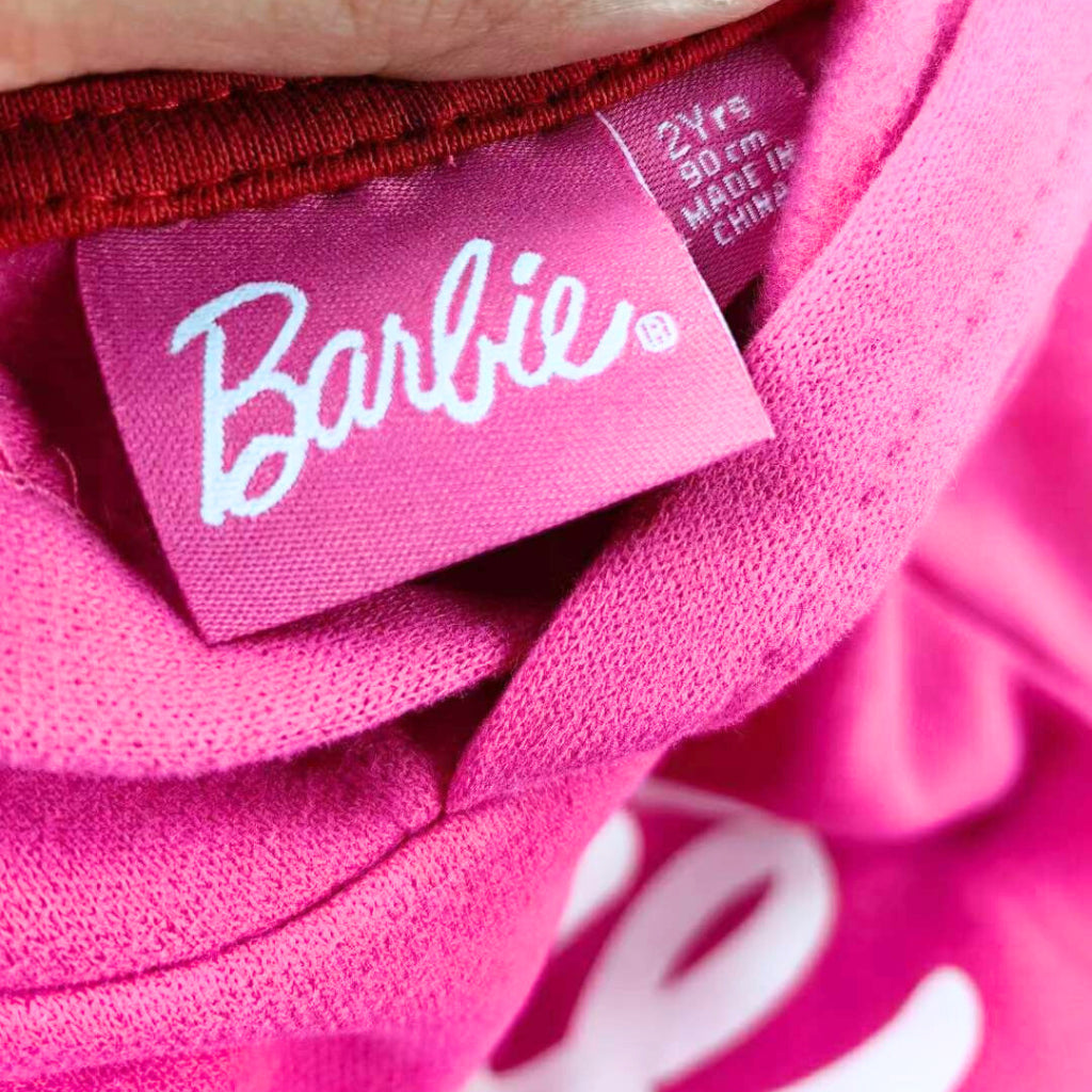 Barbie Hot PinkTracksuit Coord Jogger Set Terno for Girls 2-6 Years Old SS74