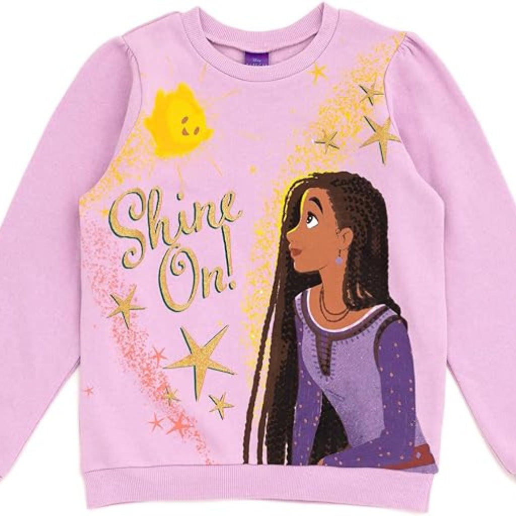Wish Disney Purple Sweatshirt Pullover Terno for Girls (2 - 7 Years Old) SS30