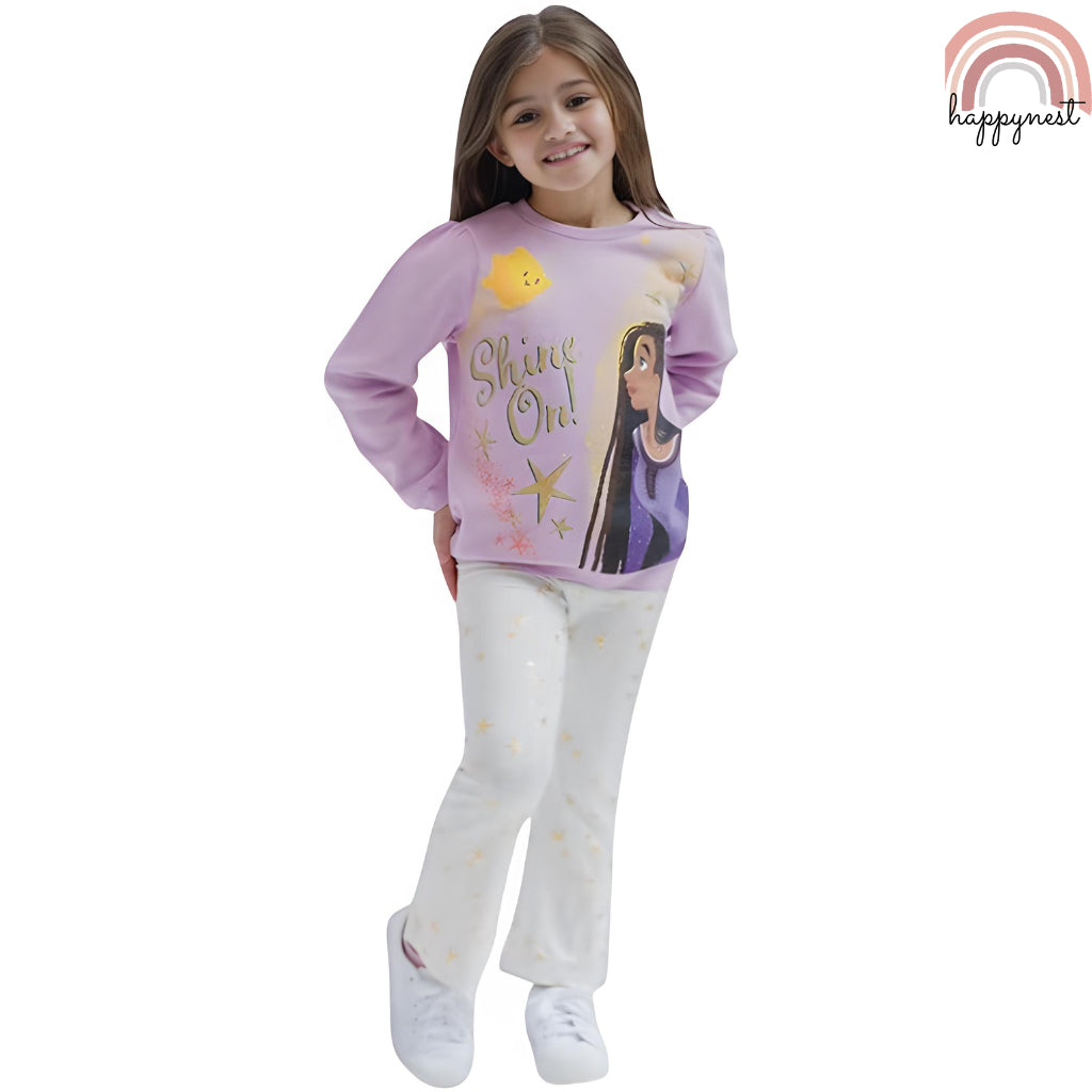 Wish Disney Purple Sweatshirt Pullover Terno for Girls (2 - 7 Years Old) SS30
