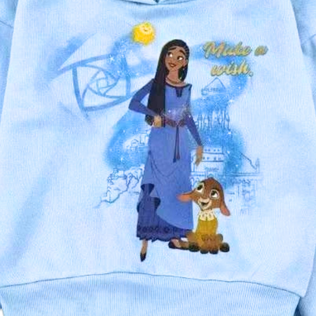 Wish Girls Tracksuit 2-Piece Set Blue Hoodie & Jogger Pants Outfit 4-7 Years SS136