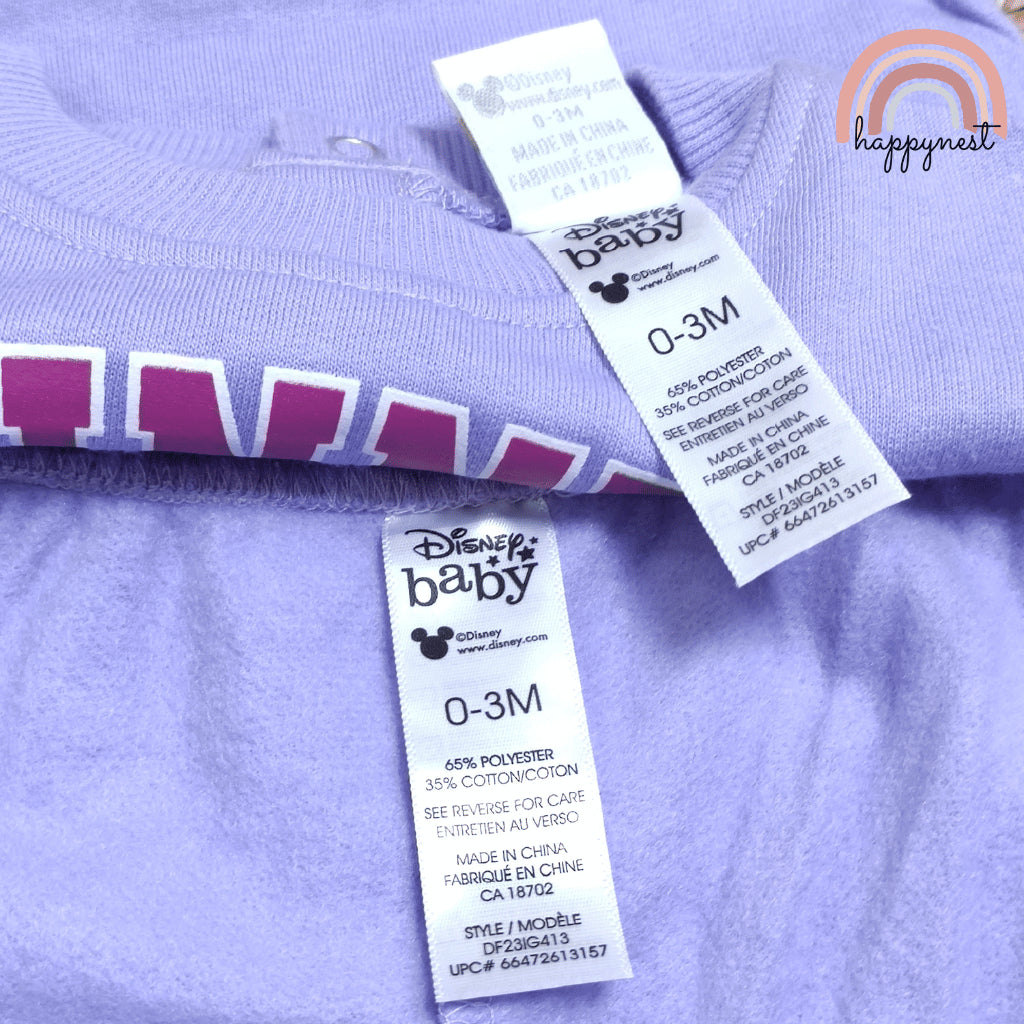 Happynest Minnie Mouse Terno Basic Set For little Girls 0 - 36 Months SS28