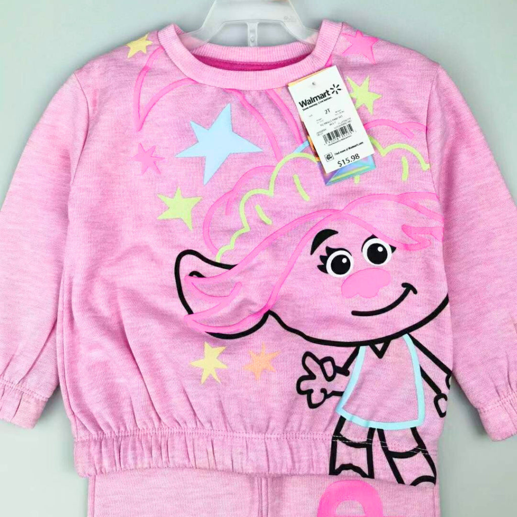 TROLLS POPPY 2-PC TRACKSUIT SET (SS39) 2-5 Years