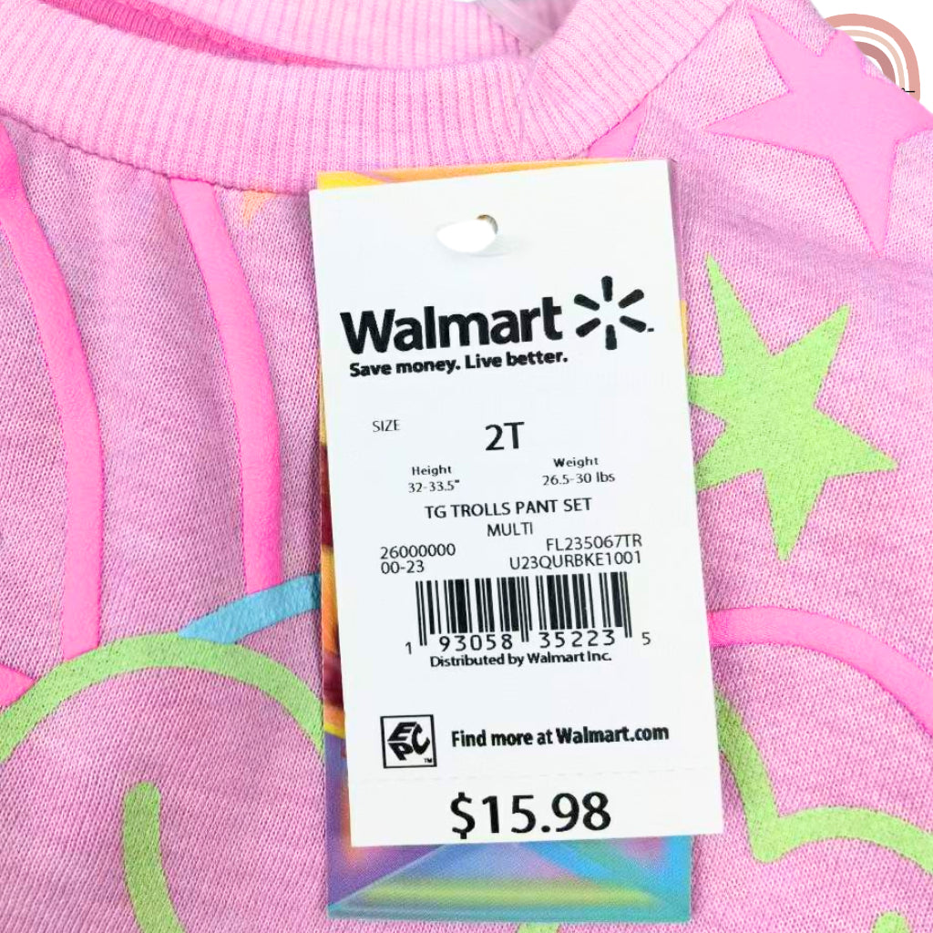 TROLLS POPPY 2-PC TRACKSUIT SET (SS39) 2-5 Years