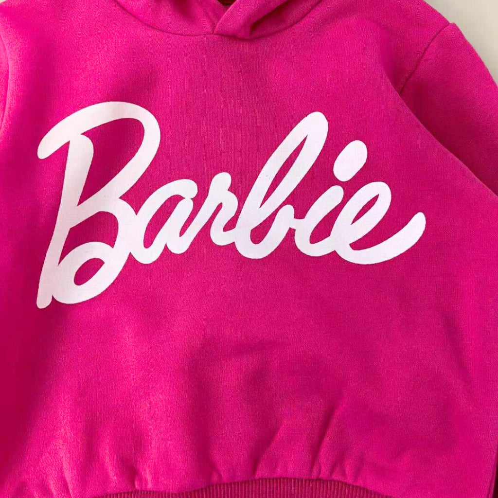 Barbie Hot PinkTracksuit Coord Jogger Set Terno for Girls 2-6 Years Old SS74