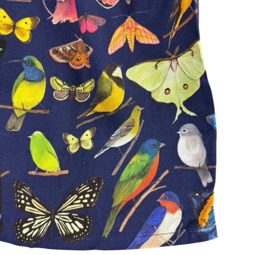 HM Long Sleeves Patterned Dress Colorful Butterfly for Girls 2-10 Years Old HM-1109-A7