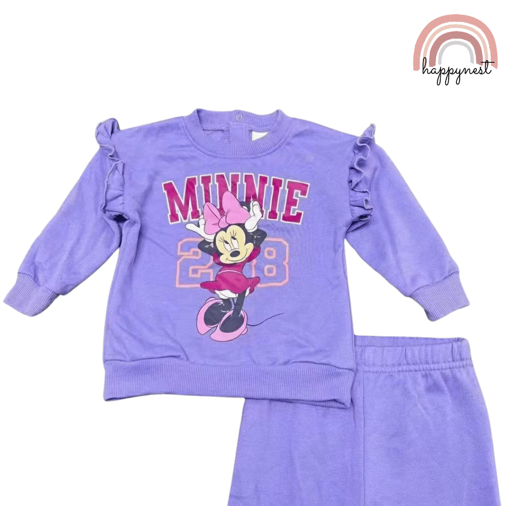 Happynest Minnie Mouse Terno Basic Set For little Girls 0 - 36 Months SS28