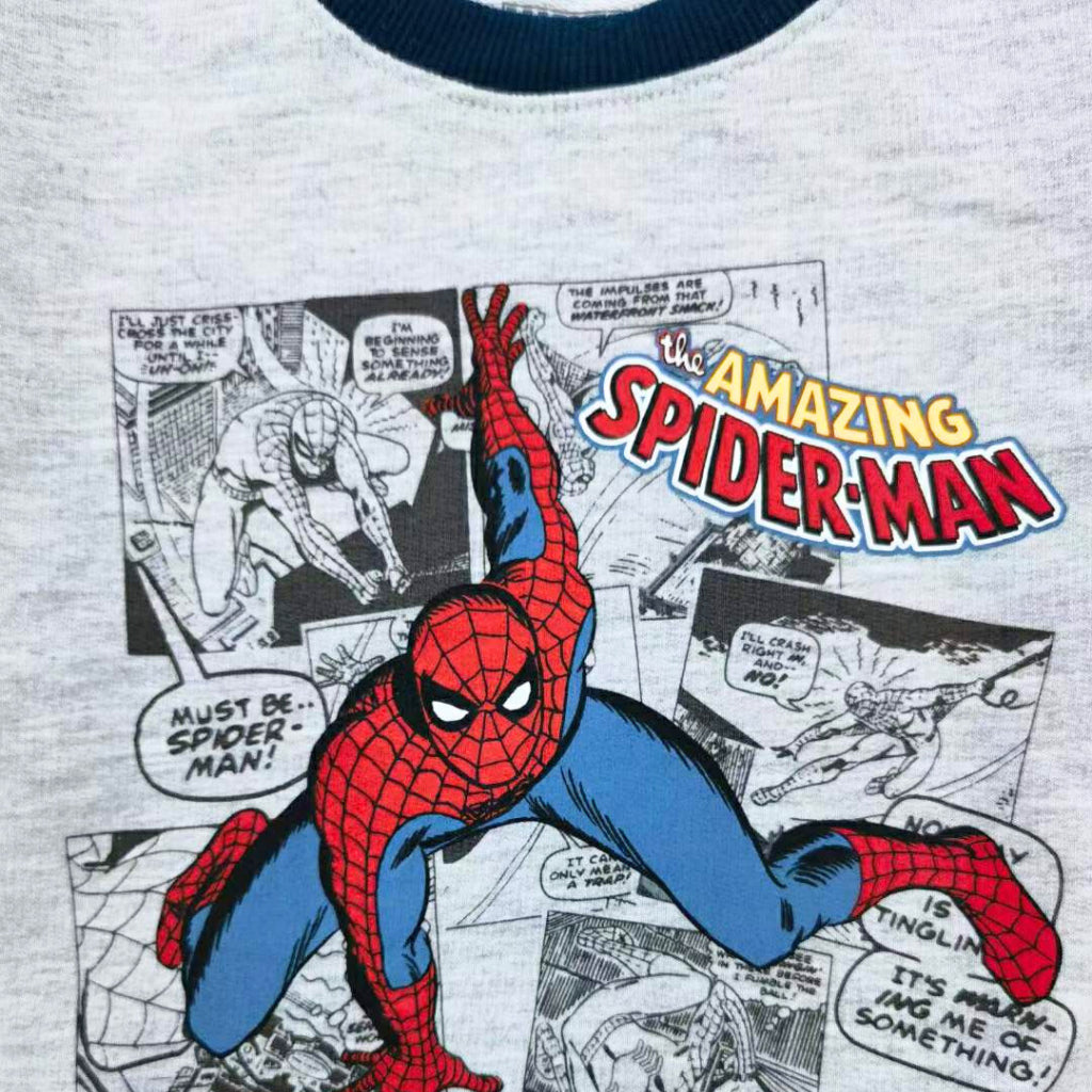 Spiderman Tracksuit Sweatshirt Jogger Set OOTD Terno Boys 18 Months - 5 Years Old SS98