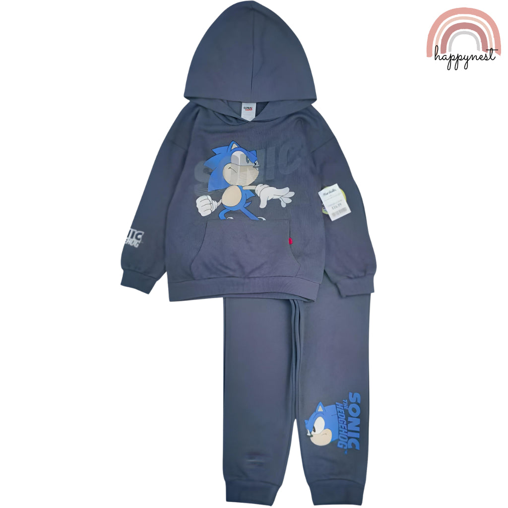 Sonic Tracksuit OOTD Boys Jogger Set Cute Terno OOTD 4 Years old SS102