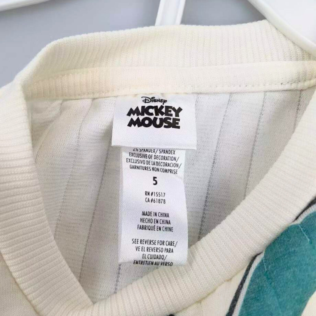 Mickey Mouse Tracksuit Imported Pullover and Jogger Pants 2-Piece Set for 2-6 Years Old SS61