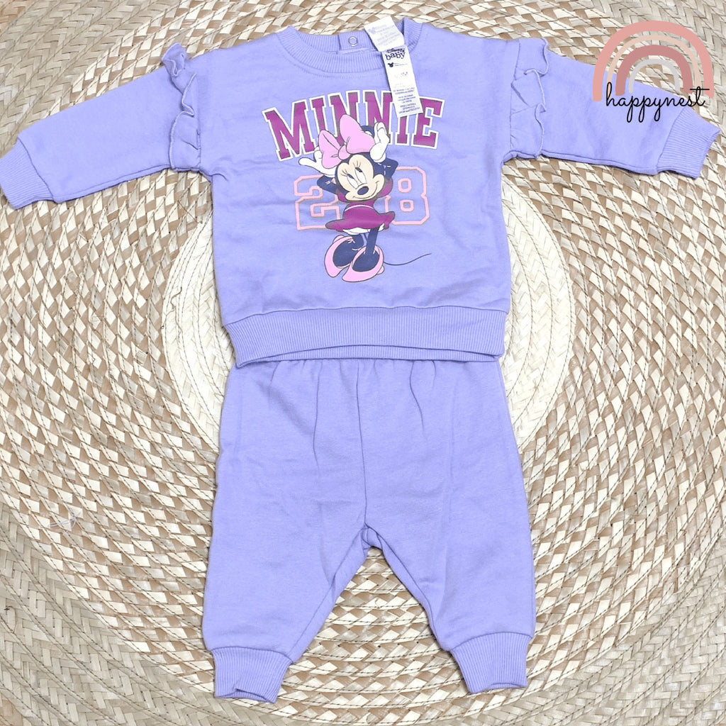 Happynest Minnie Mouse Terno Basic Set For little Girls 0 - 36 Months SS28