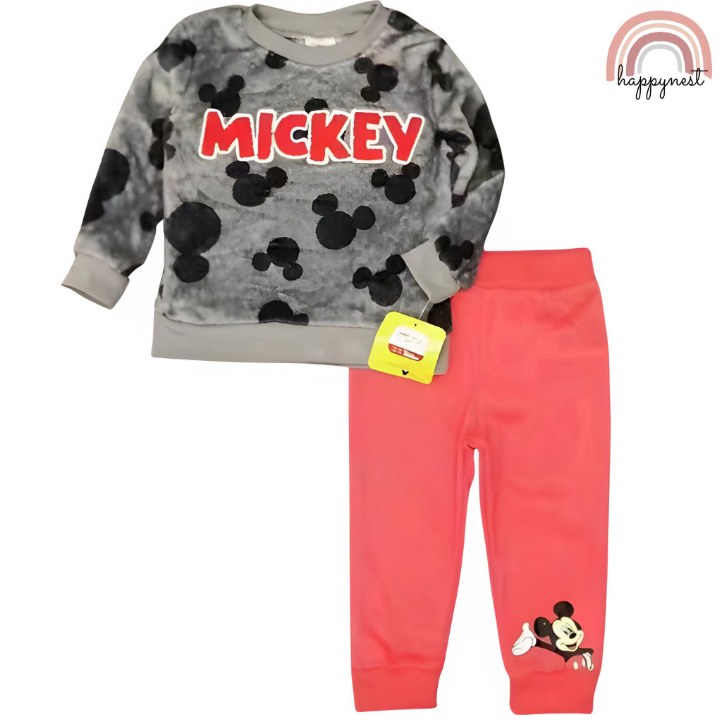 Mickey Mouse Baby Tracksuit Comfy Terno Set Premium Tracksuit 3 Months to 4 Years Old SS29