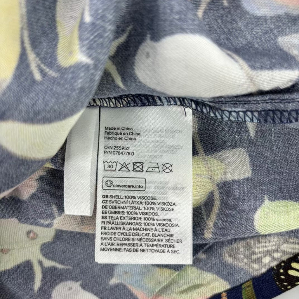 HM Long Sleeves Patterned Dress Colorful Butterfly for Girls 2-10 Years Old HM-1109-A7