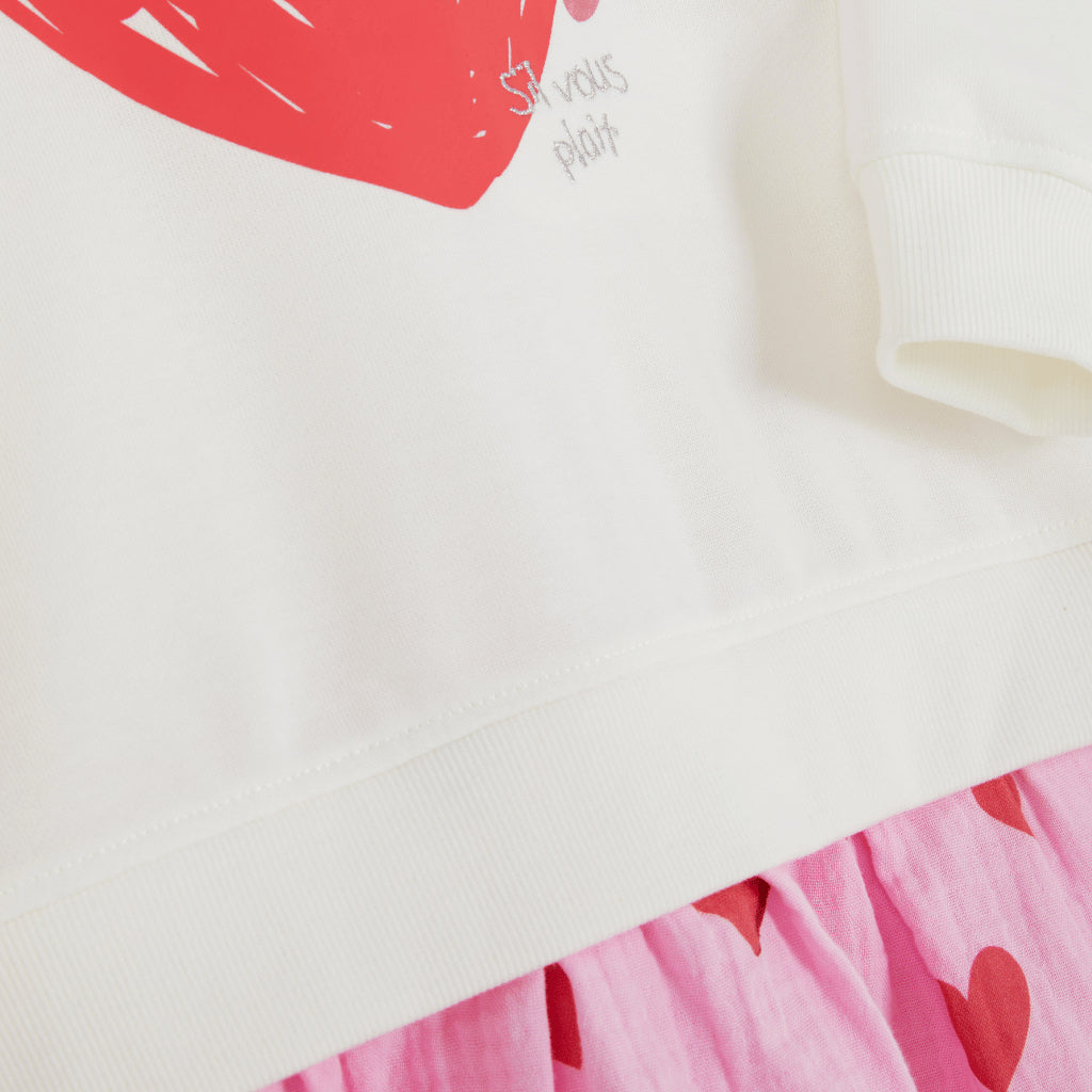 Heart Long Sleeve Dress for Girls 3-8 Years Old | Casual Outfit PH AA248