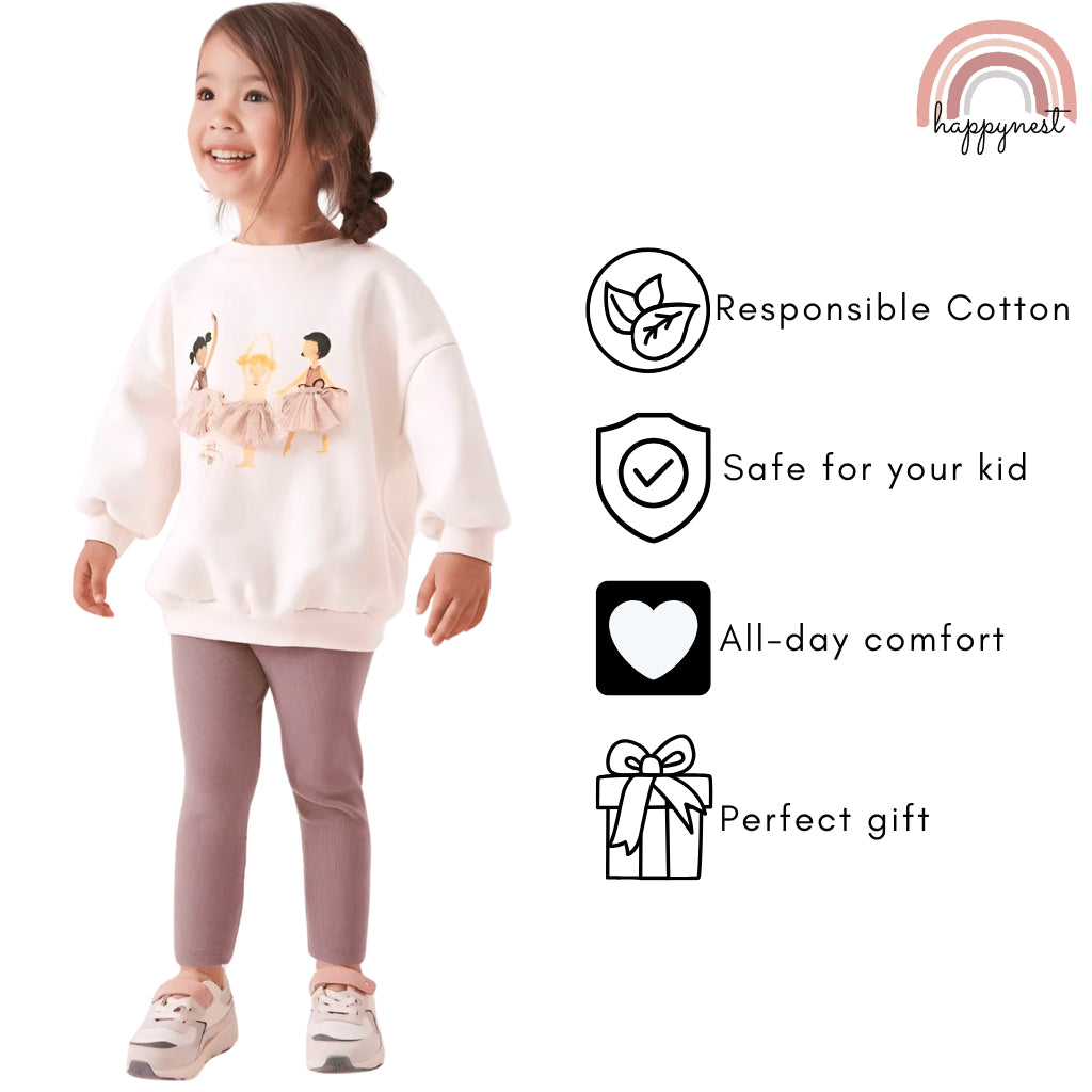 George Ballerina Sweatshirt and Leggings Set for Girls 6-36 Months PH SS466