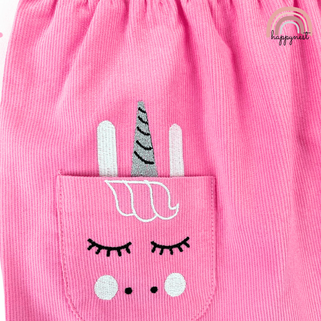 George 3-Piece Pink Jumper Shirt and Stockings Set for Girls 3-36 Months PH AA200