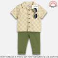 Mimi Threads Polo Shirt Pants and Sunglasses Set for Boys 12-24 Months PH AA232