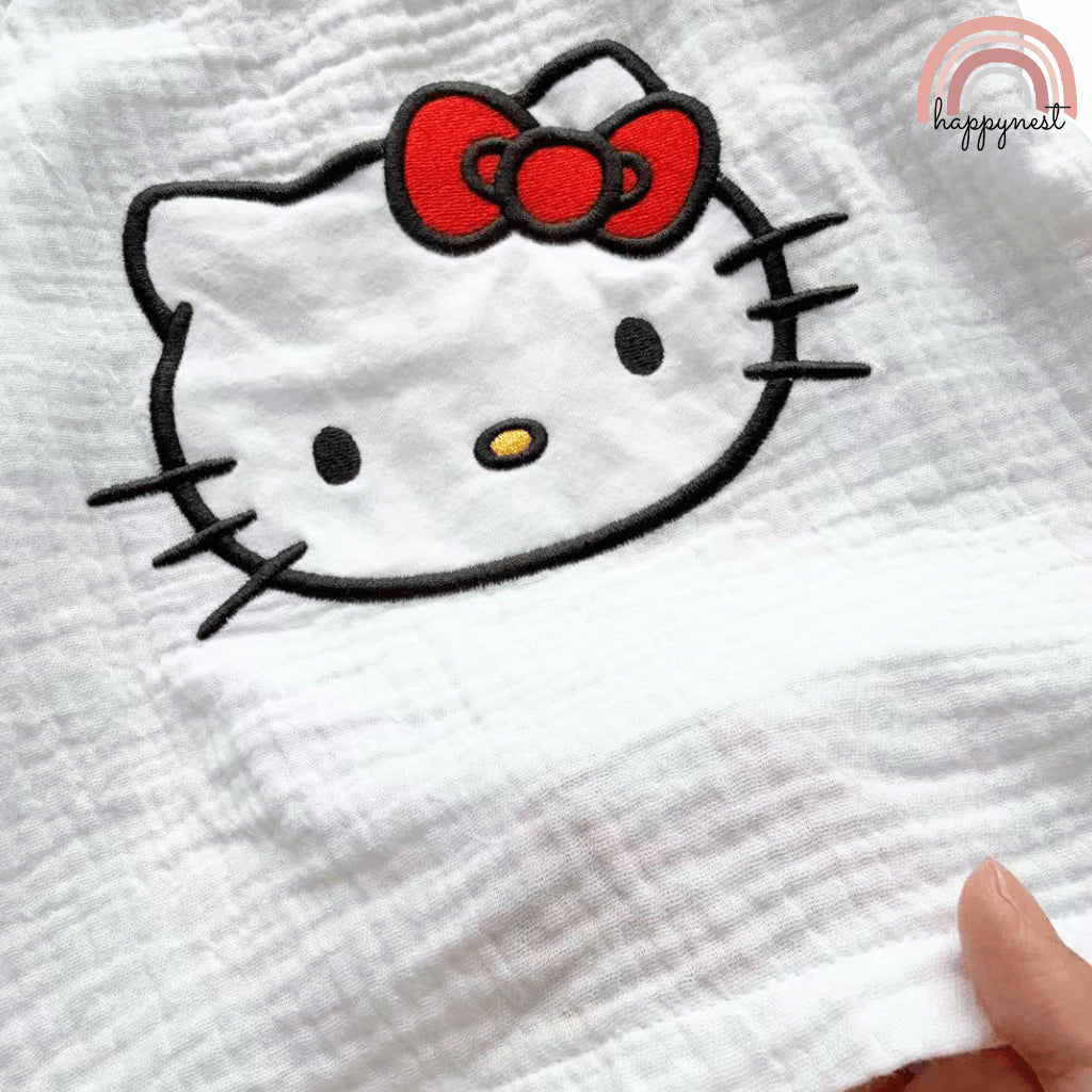 Hello Kitty Girls Shirt and Shorts Set - 2pc Outfit for Kids 2-10 Yrs | AA243