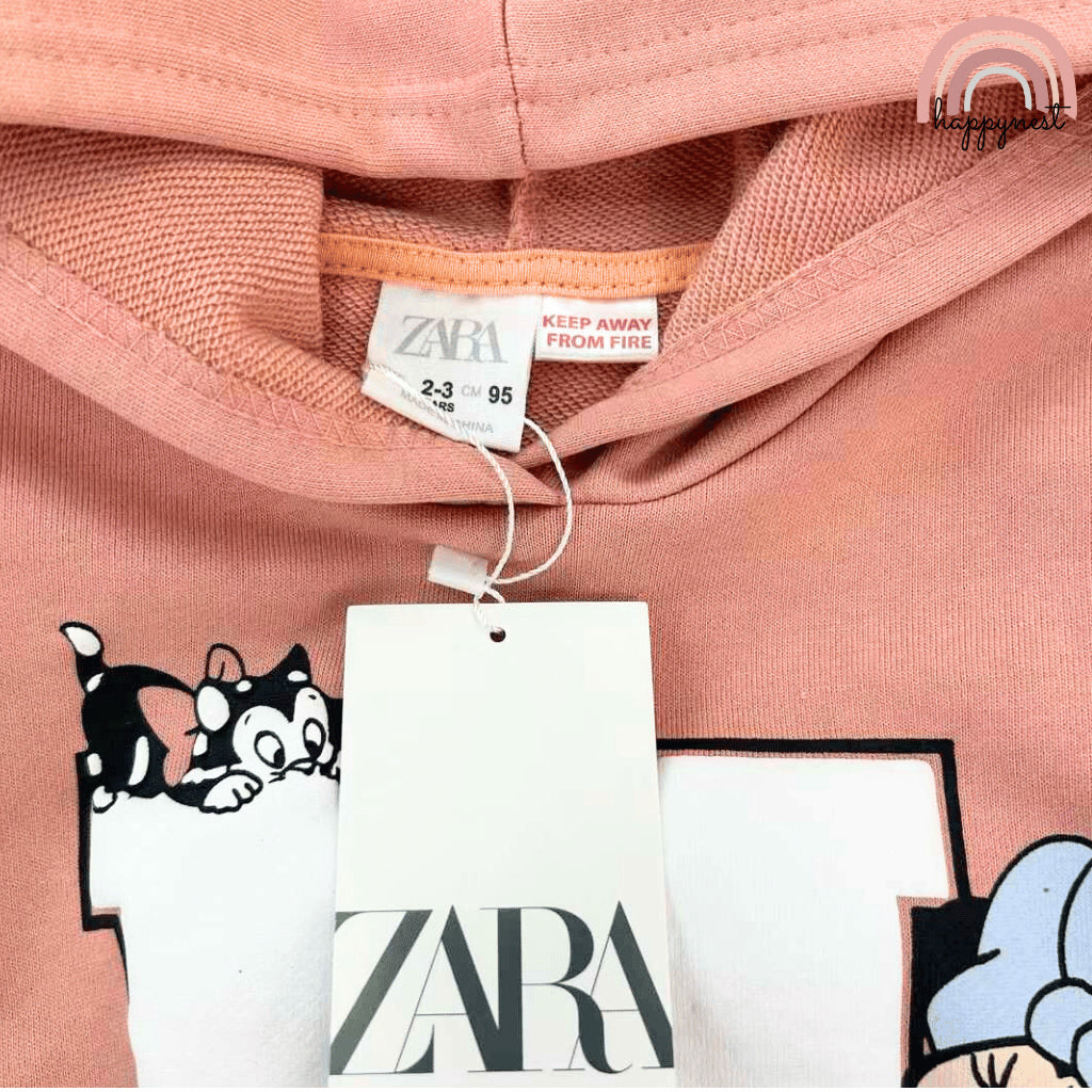 Minnie Mouse Jacket Girls Pink Zara Sweatshirt Tracksuit Jogger + Terno Sets 2-6Years Old SS178