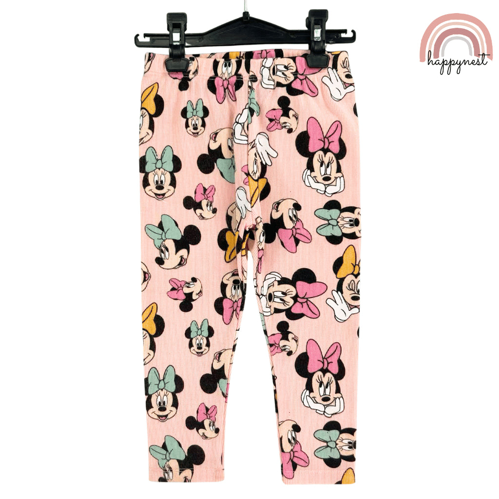 Minnie Beige Tracksuit Baby Girl Sweatshirt + Leggings Set 6-36 Months SS523