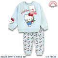 Hello Kitty Light Blue Tracksuit Set for Girls 2-8 Years Old Cute OOTD SS495