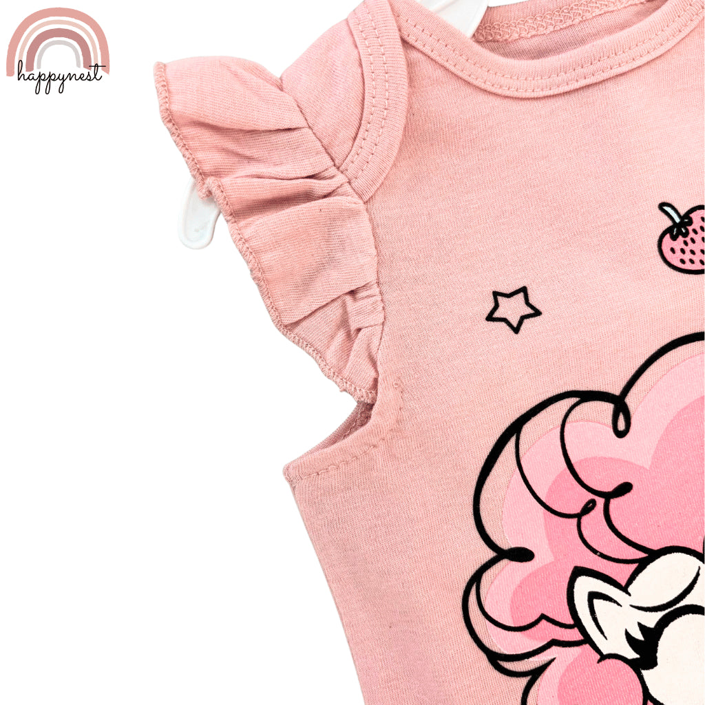 Little Pony Baby Girl 3-Piece Onesies Set 3-12 Months Bodysuit Outfit PH AA217