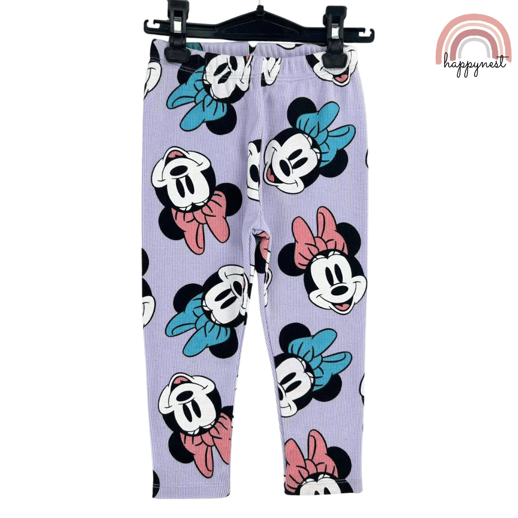 Minnie Purple Tracksuit Baby Girl Sweatshirt + Leggings Set 6-36 Months SS522