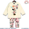 Minnie Beige Tracksuit Baby Girl Sweatshirt + Leggings Set 6-36 Months SS523