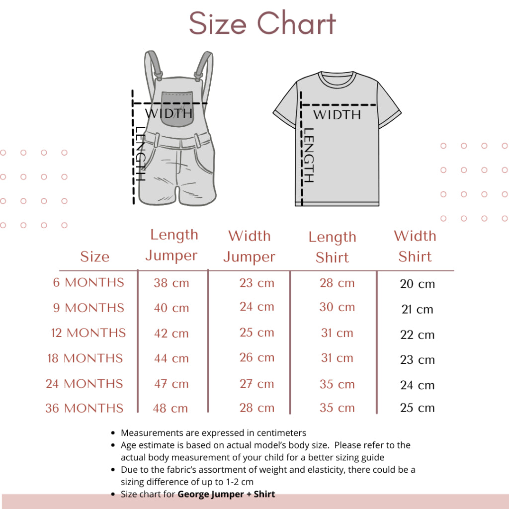 Minnie Mouse Pink Denim Jumper + Shirt Set for Girls 3-36 Months AA237