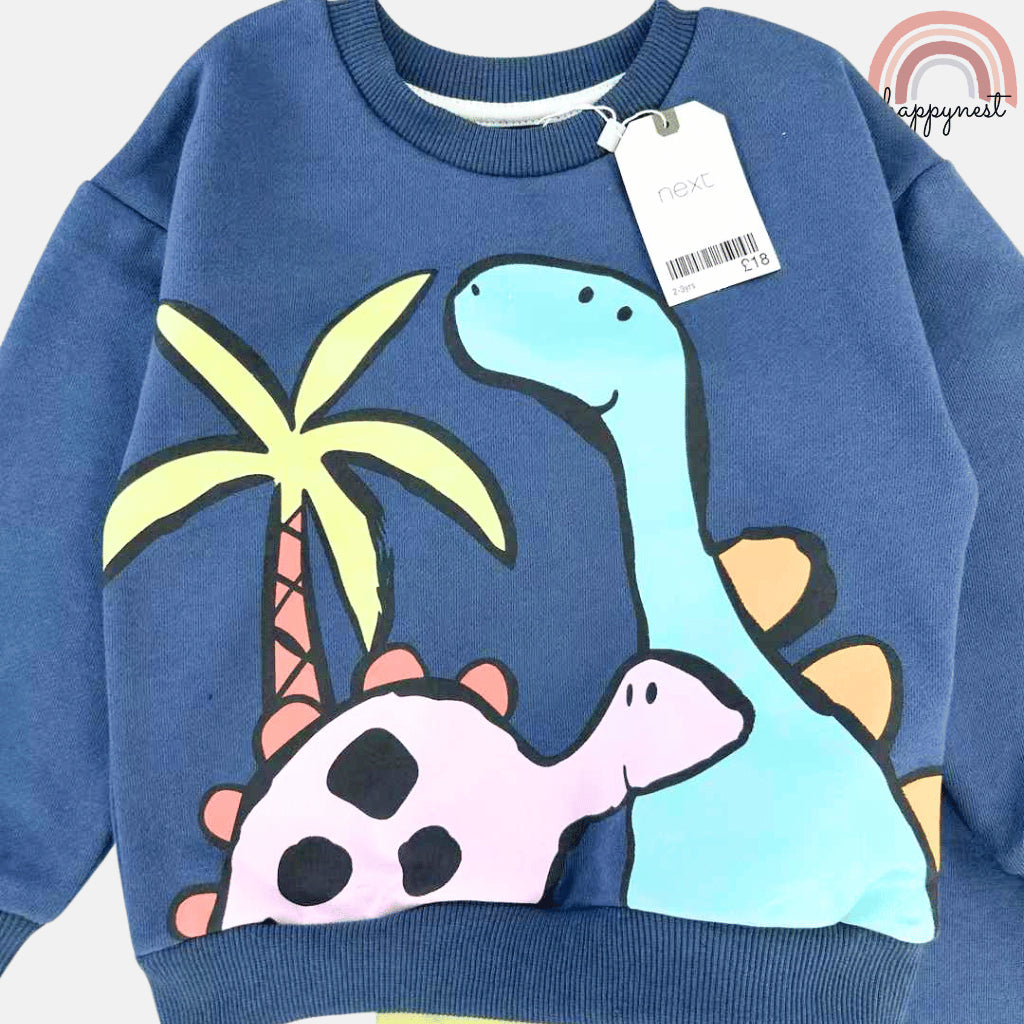 Dino Tracksuit Boys OOTD 2-8 Years | Warm & Comfy OOTD SS497