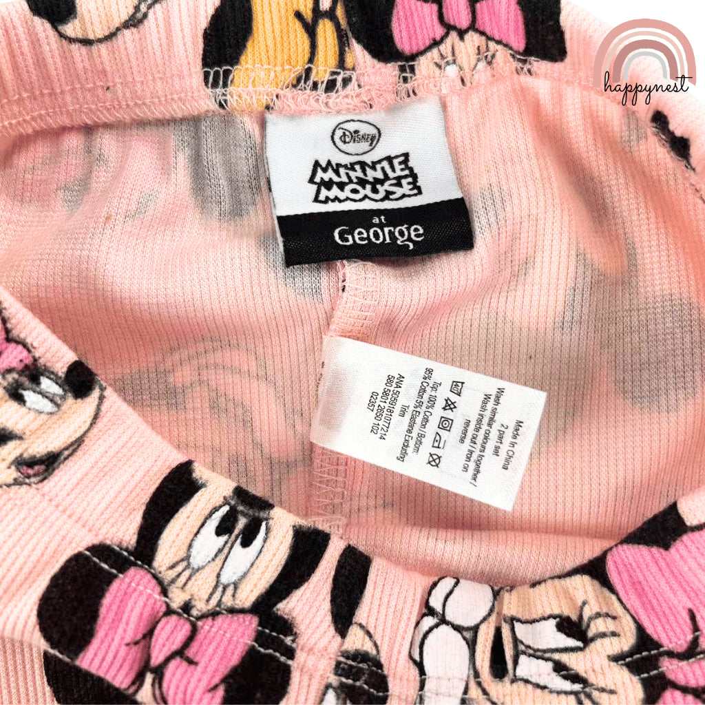 Minnie Beige Tracksuit Baby Girl Sweatshirt + Leggings Set 6-36 Months SS523