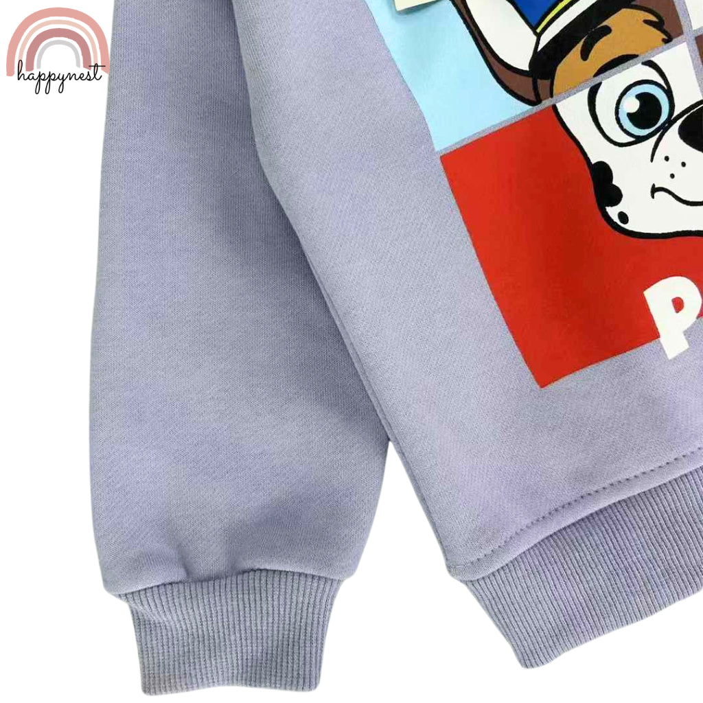 Paw Patrol 2-Piece Tracksuit – Purple Sweatshirt & Joggers for Boys/Girls 2–8 Yrs (SS514)