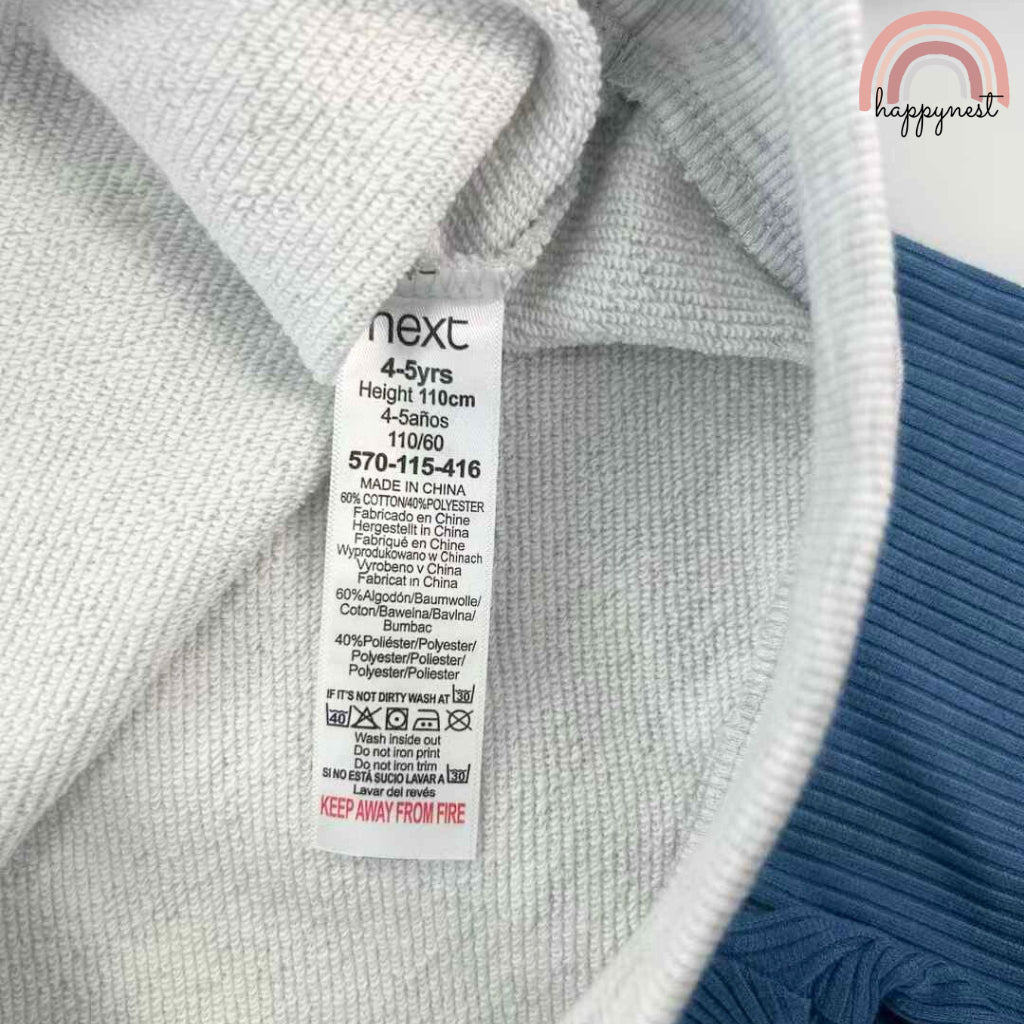 Paw Patrol 2-Piece Tracksuit – Gray Sweatshirt & Blue Ribbed Pants for Girls 2–8 Yrs (SS515)